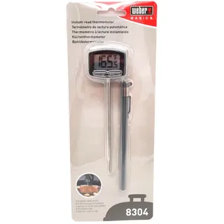 Weber Digital Grill-Thermometer Basic 8304 - 6492 für Fleisch Braten Fisch BBQ