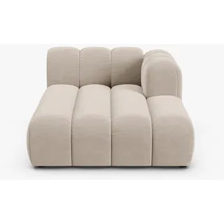 Micadoni Recamiere Lupine, Chaise Longue 2-Sitzer Modul beige