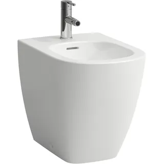 Laufen LUA Standbidet, mit Überlauf, 1 Hahnloch, 360x520mm, Eckventile innenliegend, H8320810003021,