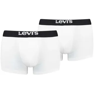 Levi's Trunk Boxershorts Weiß/Schwarz L 2er Pack