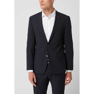 Slim Fit Anzug mit 2-Knopf-Sakko, Dunkelblau, 25