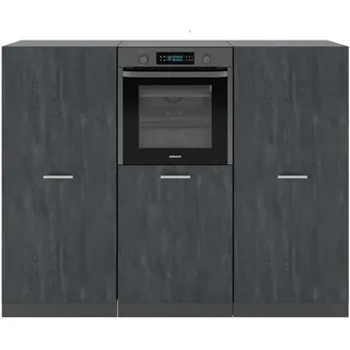Vicco Küchenzeile R-Line 180 cm Schwarz Beton/Anthrazit