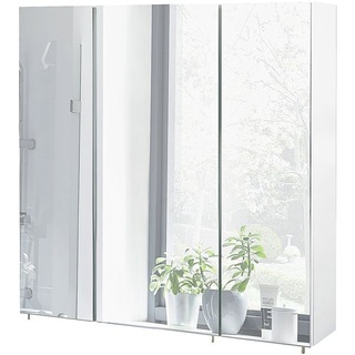 Spiegelschrank »Basic« 70 cm weiß, Möbelpartner, 70x70.7x16 cm
