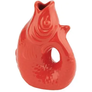 Giftcompany Monsieur Carafon Vase/Karaffe Fisch XS Coral red 0,2l
