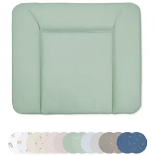 Ehrenkind Wickelauflage Wickelunterlage abwaschbar, Hygienisch, Sicher und Vielseitig grün 72 cm x 85 cm