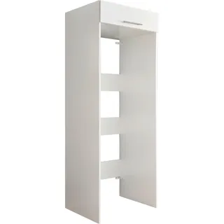 laundreezy Waschmaschinenschrank 67,5 x 200 cm Weiß Holz/Kunststoff/Metall