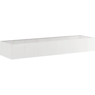 vidaXL Pflanzkübel 280 x 80 x 40 cm Weiß