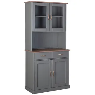 Interlink Buffetschrank Luzerna 5.1 90 x 45 x 191 cm Grau