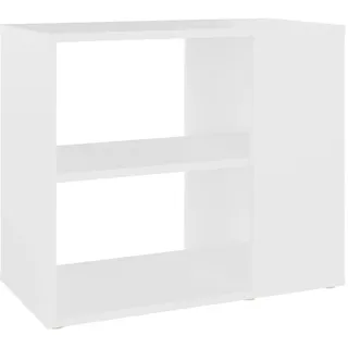 vidaXL Beistelltisch Weiß Holz 60 x 30 x 10,5 cm