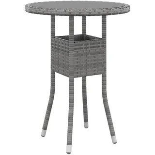 vidaXL Gartentisch Ø60 x 75 cm Grau