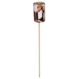Esschert Design Gartenfackel mit Stroh ca. 6 Stunden Brenndauer 82 cm