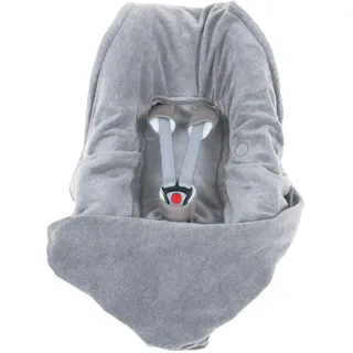 Hoppediz Fleece Einschlagdecke, Stone