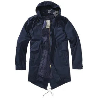 Wintermantel BRANDIT "Brandit Herren M51 US Parka" Gr. M, blau (navy) Herren Mäntel Wintermäntel