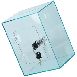 Unzerbrechliche transparente Gelddose mit Schloss Schlüssel, kinderfreundlicher Sparbehälter, dicke Acryl-Konstruktion