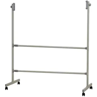 MAXHID Universeller Whiteboard-Ständer, Verstellbarer Mobiler Metallständer Auf Rädern, Für Trocken Abwischbare Tafel, Kreidetafel, Pinnwand