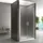 iflair Lara rechts 80 x 195 cm grau satiniert ESG Sicherheitsglas