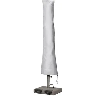 mehr Garten Abdeckung Protect für Sonnenschirme 220 x 30/55 cm Grau