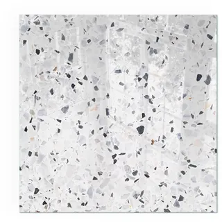 Tulup Kaminbodenplatte Glas 60 x 60 x 0,4 cm Weiß
