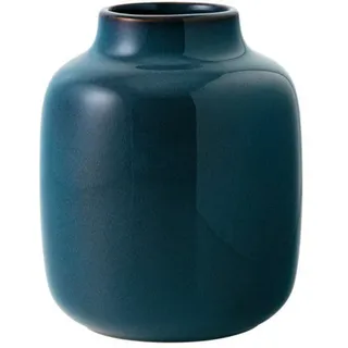 Villeroy & Boch like. by Villeroy & Boch Vase Nek bleu uni klein Lave Home Länge 12,8 x Breite Höhe 15,3 cm