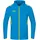 Trainingsjacke mit Kapuze Kinder blau/neongelb 152