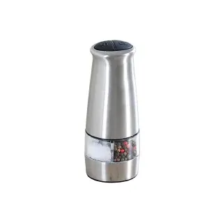 KESPER Salz-/Pfeffermühle 17,5 cm Silber befüllt