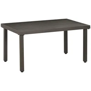 Outsunny Gartentisch 91 x 51 x 46 cm Braun