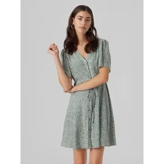 Vero Moda Minikleid Gemustert Grün L