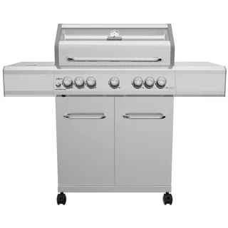 Grillfürst Gasgrill Grillfürst G521G 5-Brenner Edelstahl mit Hochtemperaturbrenner