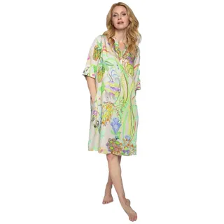 Emily Van Den Bergh Blusenkleid Flower Print beige 36