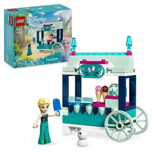 LEGO Disney Frozen 43234 Elsas Eisstand, Eiskönigin-Spielzeug mit Elsa-Puppe