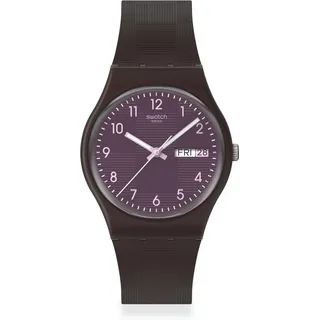 Swatch WEAVING WONDERS Leder 34 mm SO28C700
