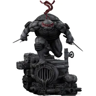 Iron Studios Teenage Mutant Ninja Turtles Art Scale Statue 1/10 Raphael Schwarz/Weiß 26 cm