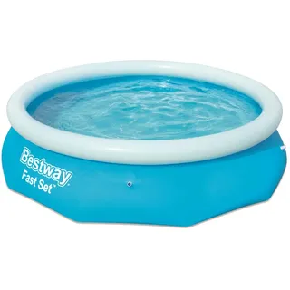 Bestway Fast Set Aufblasbares Schwimmbecken Blau 305x76 Cm