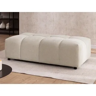 S-Style Hocker Polsterhocker 147 x 42 x 74 cm Beige