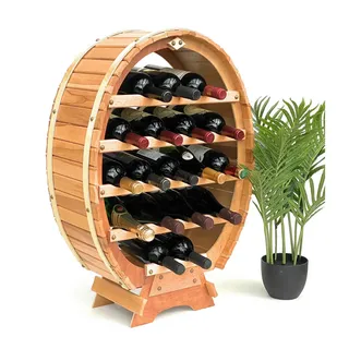 DanDiBo Ambiente Weinregal 53 x 77 x 24 cm Braun