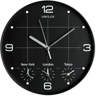 Unilux On Time 30,5 cm 400094567 schwarz