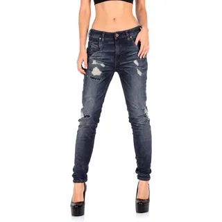Diesel Fayza 0854T Damen Jeans Hose Boyfriend - 25W / 32L
