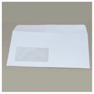 MAILmedia DIN lang 22 x 11 cm 80 g/m2 Weiß 500 St. mit Fenster
