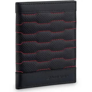 Audi Collection Fahrzeugscheinhülle Unisex Geldbörse schwarz/rot