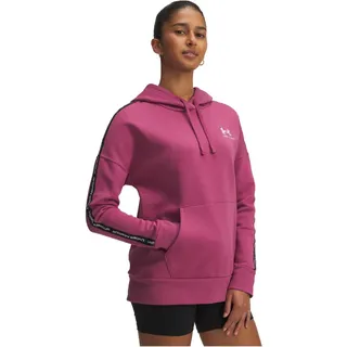 Under Armour Hoodie Fleece Fuchsia Dusk/White L