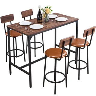 Vevor Bartisch-Set 1200 x 600 x 915 mm Holzwerkstoff