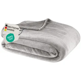 nyvi Kuscheldecke Cashmere Touch 150 x 200 cm Kiesel