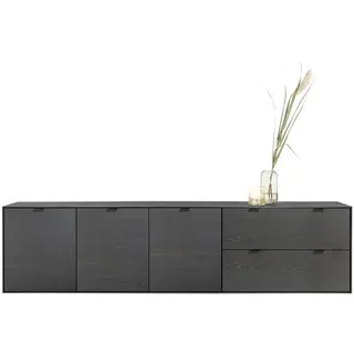 Xooon Elements Sideboard 240 cm 3-Türen - Anthrazit