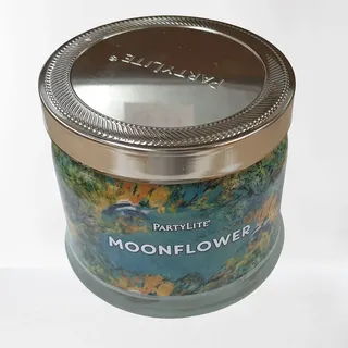 PartyLite 3-Docht- Duftwachsglas "Mondblume" / "Moonflower"