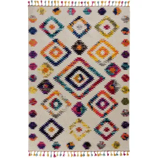 Flair Rugs Bohemia Hochflorteppich 160 x 230 cm Bunt
