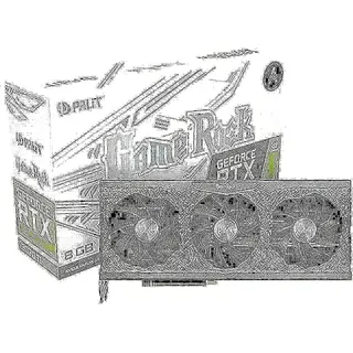 Palit RTX3070Ti Gamerock 8 GB, Einheitsgröße, Schwarz