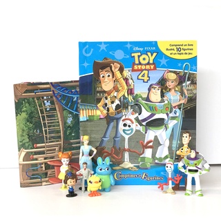 Phidal Pixar Disney Toy Story Kinderreime und Figuren, französisch, Mehrfarbig, 4 Stück
