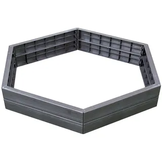 GARANTIA Ergo Hochbeet-System XL Wood 145 x 25 x 25 cm Braun