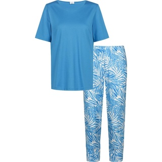 Mey, Damen, Pyjama, Ivani Schlafanzug, Blau, (XL)