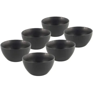 Spetebo Müslischale Schwarz 6-tlg.